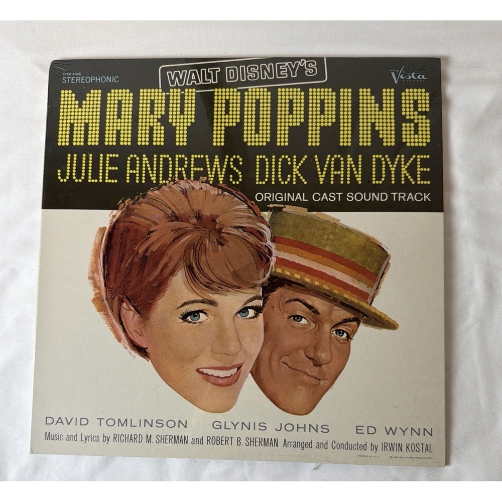 Mary Poppins - Julie Andrews Dick Van Dyke ORIGINAL SOUNDTRACK -RARE -NEW SEALED